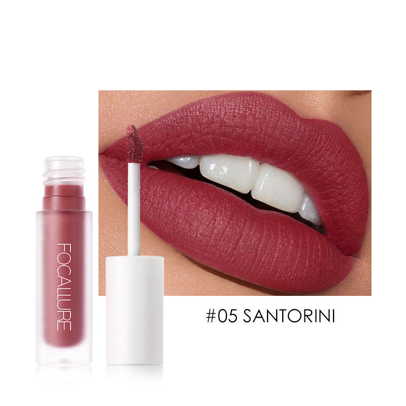 FOCALLURE Matte Lip Gloss – Smooth & Bold Finish