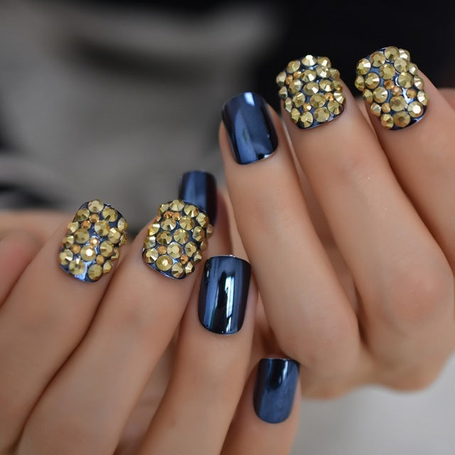 Metallic Press-On Nails for Women – Stylish & Durable