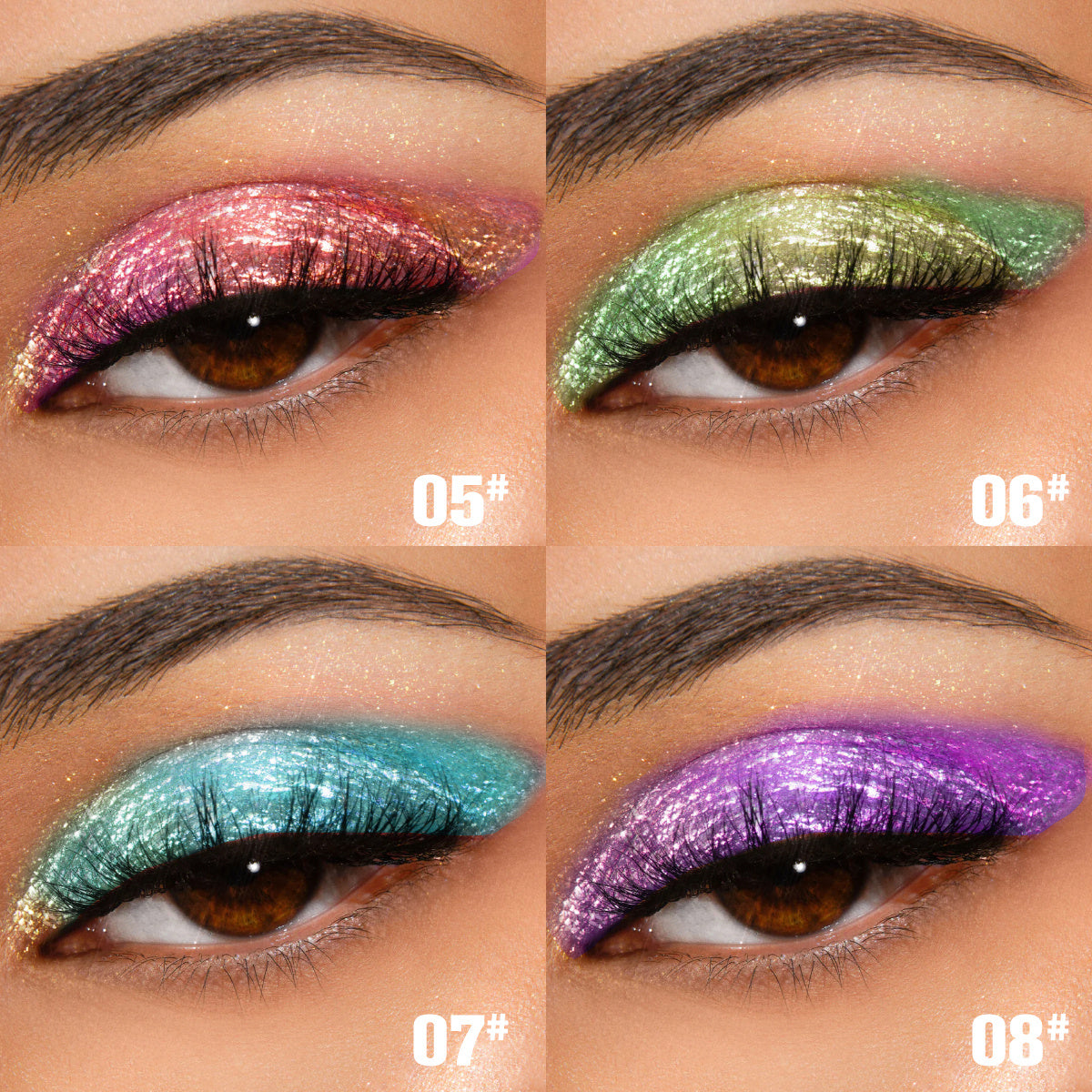 PHOFAY Chameleon Eyeshadow Bundle – Multichrome Shades