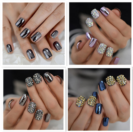 Metallic Press-On Nails for Women – Stylish & Durable