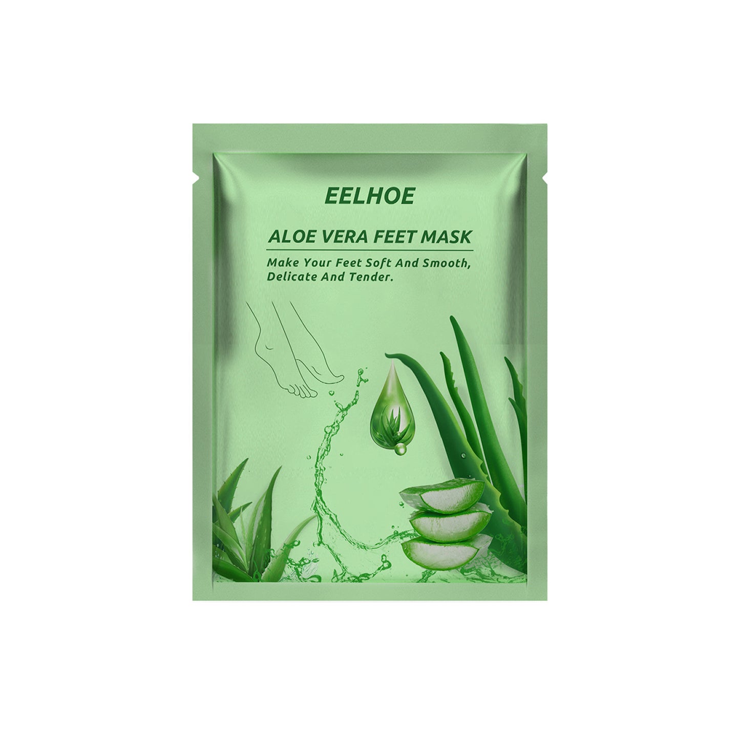 EELHOE Aloe Foot Mask – Deep Moisturizing, Skin Renewal & Firming Care