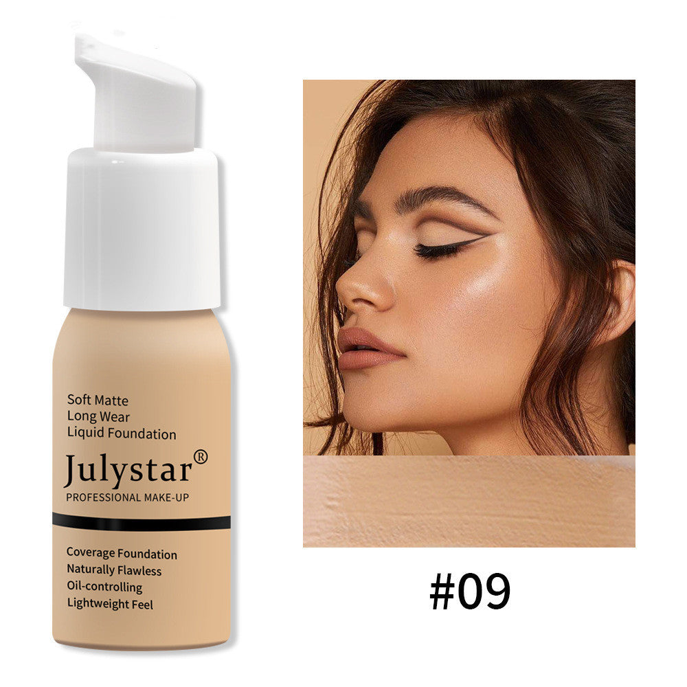 Julystar waterproof Long-Lasting Liquid Foundation & Concealer
