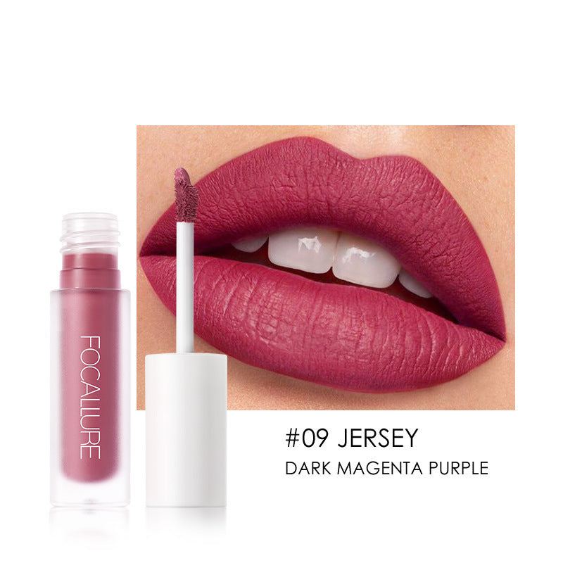 FOCALLURE Matte Lip Gloss – Smooth & Bold Finish