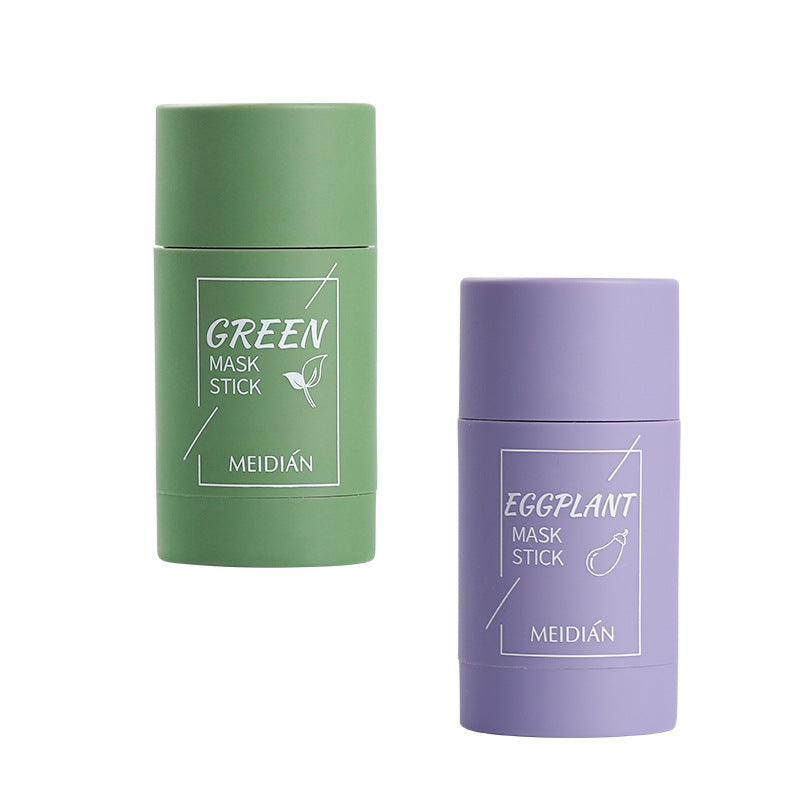 Green Tea & Eggplant Mask Stick – Deep Cleansing Clay Face Mask for Pores & Oil Control