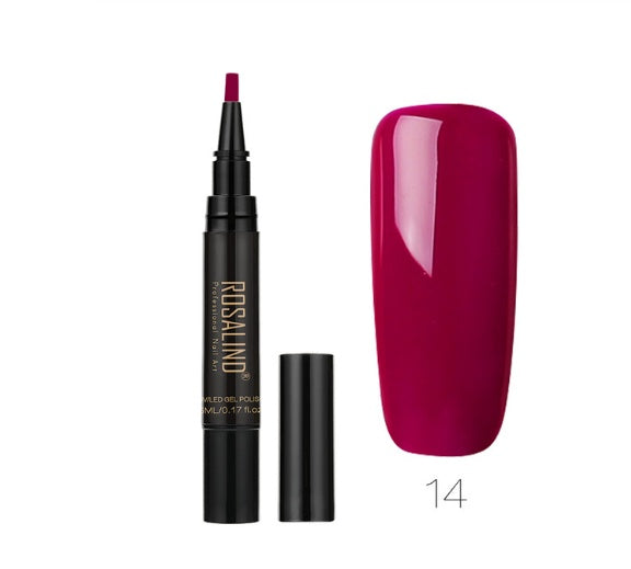 ROSALIND 5ml Solid Nail Art Pen – Professional Nail Glue & Design Tool