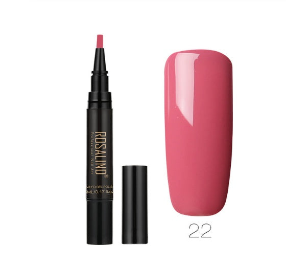 ROSALIND 5ml Solid Nail Art Pen – Professional Nail Glue & Design Tool