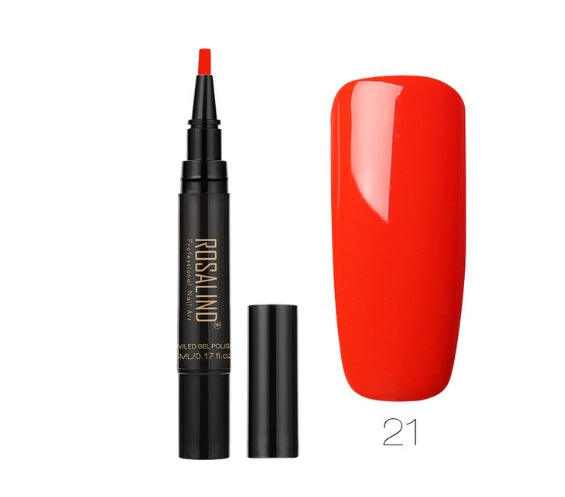 ROSALIND 5ml Solid Nail Art Pen – Professional Nail Glue & Design Tool