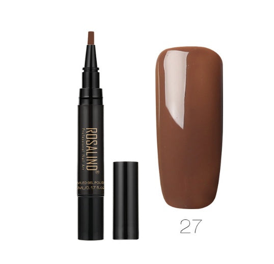 ROSALIND 5ml Solid Nail Art Pen – Professional Nail Glue & Design Tool