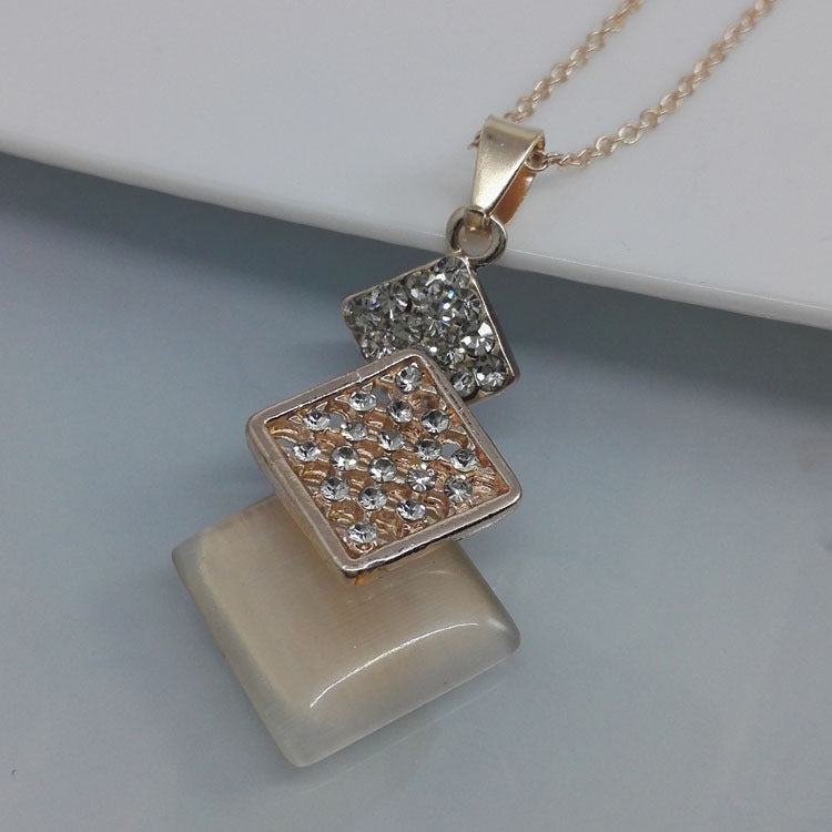 Luxury Gemstone Earring & Necklace Set – Perfect Gift for Women