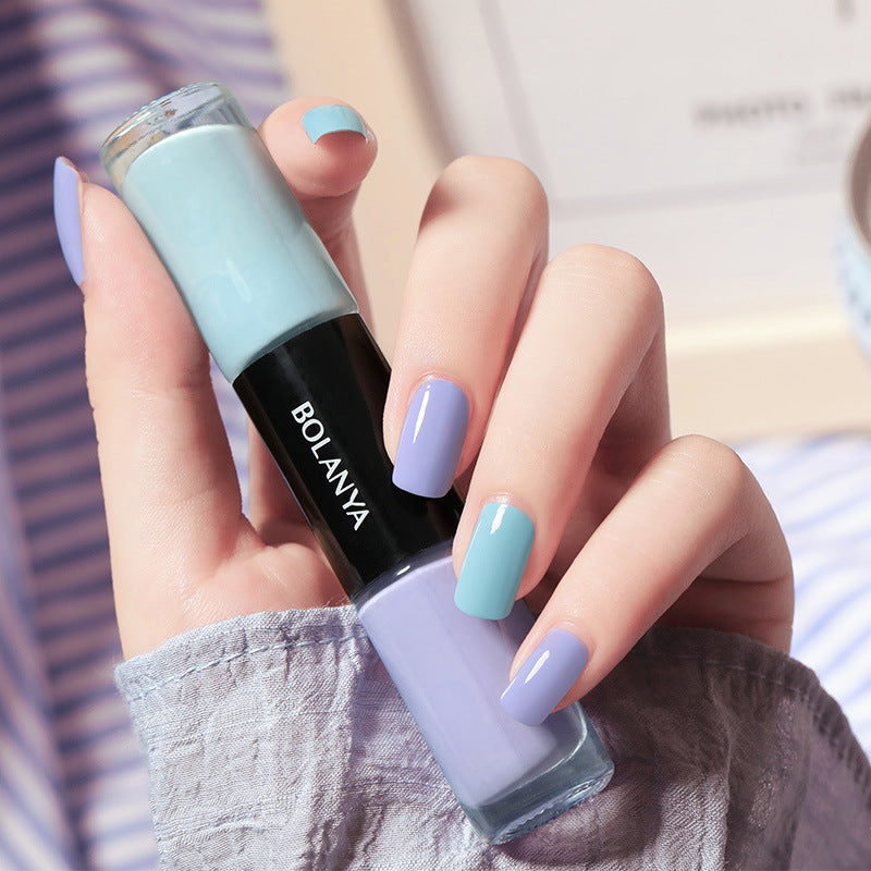 Two-Tone Quick-Dry Nail Polish – Long-Lasting & Chip-Free