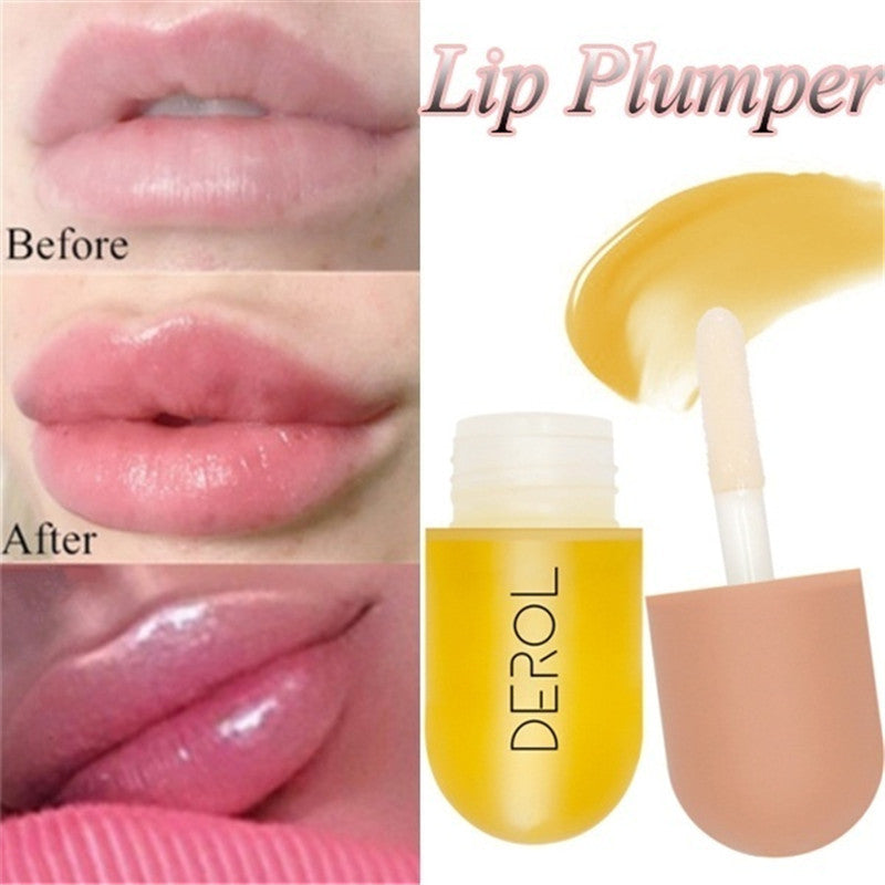 DEROL Lip Plumper Care Serum – Hydrating & Volumizing Gloss