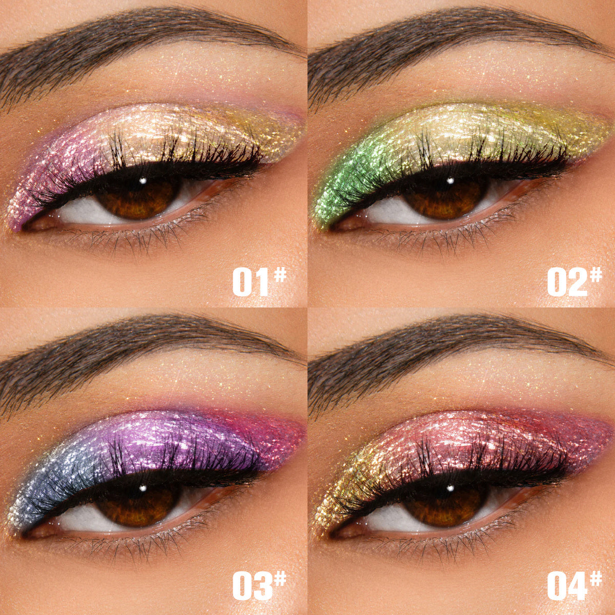 PHOFAY Chameleon Eyeshadow Bundle – Multichrome Shades