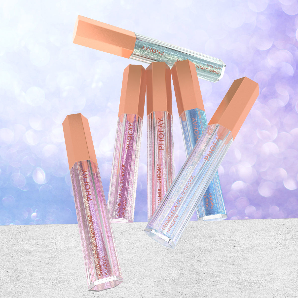 PHOFAY Chameleon Eyeshadow Bundle – Multichrome Shades