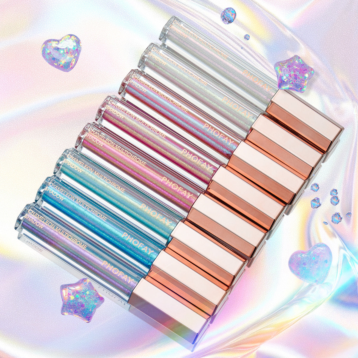 PHOFAY Chameleon Eyeshadow Bundle – Multichrome Shades