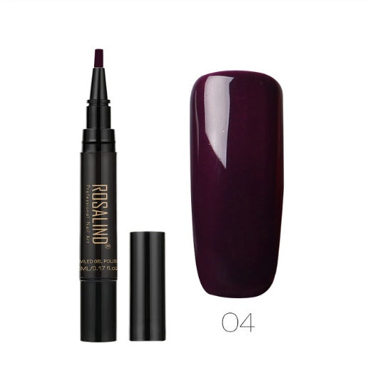 ROSALIND 5ml Solid Nail Art Pen – Professional Nail Glue & Design Tool