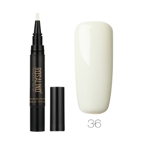 ROSALIND 5ml Solid Nail Art Pen – Professional Nail Glue & Design Tool