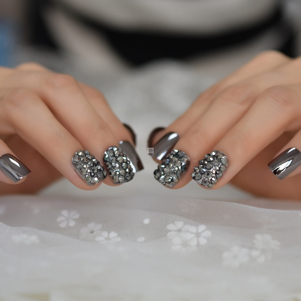 Metallic Press-On Nails for Women – Stylish & Durable