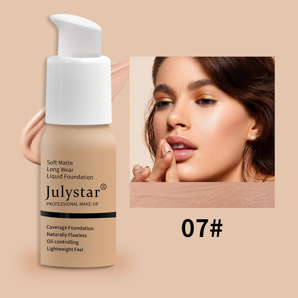 Julystar waterproof Long-Lasting Liquid Foundation & Concealer
