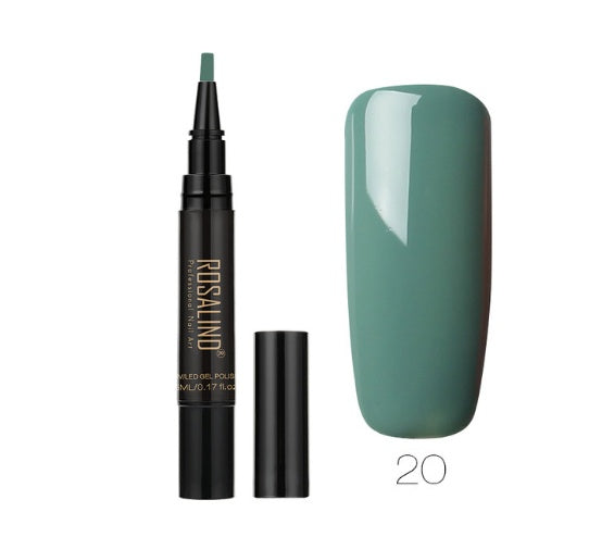 ROSALIND 5ml Solid Nail Art Pen – Professional Nail Glue & Design Tool