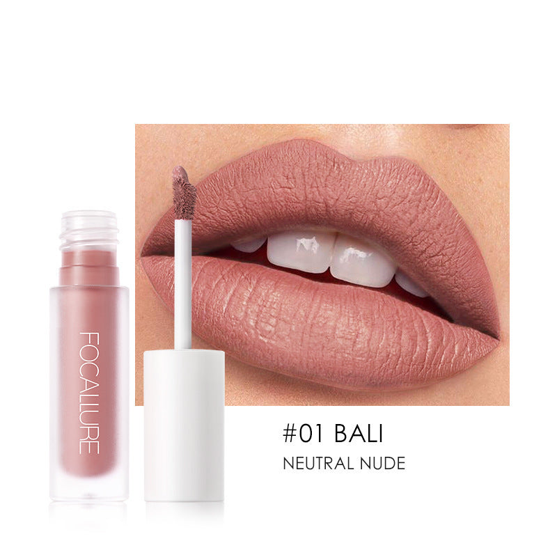 FOCALLURE Matte Lip Gloss – Smooth & Bold Finish
