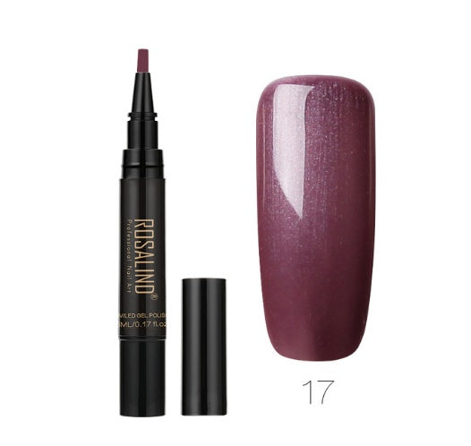 ROSALIND 5ml Solid Nail Art Pen – Professional Nail Glue & Design Tool