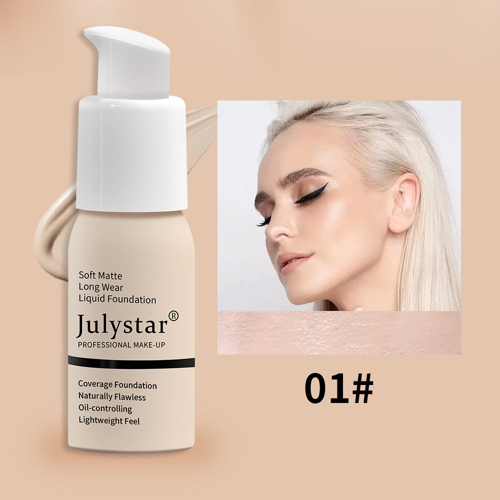Julystar waterproof Long-Lasting Liquid Foundation & Concealer