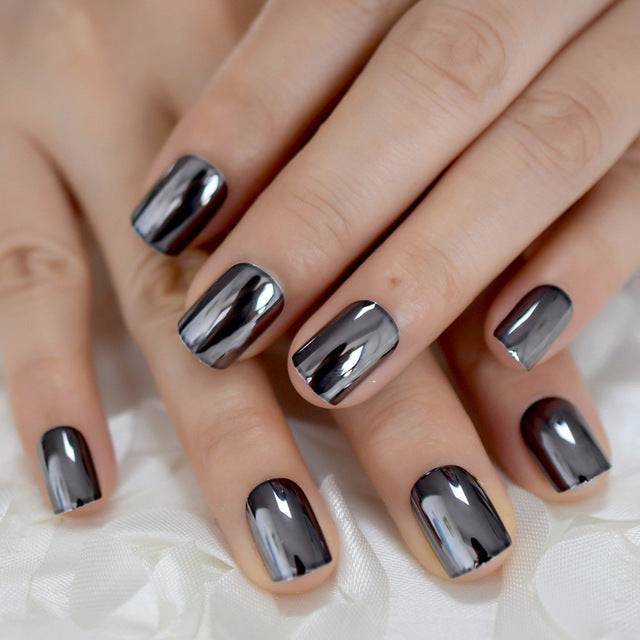 Metallic Press-On Nails for Women – Stylish & Durable