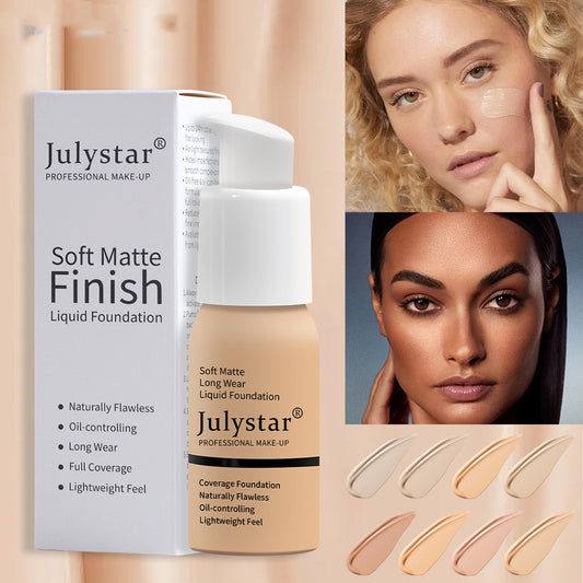 Julystar waterproof Long-Lasting Liquid Foundation & Concealer