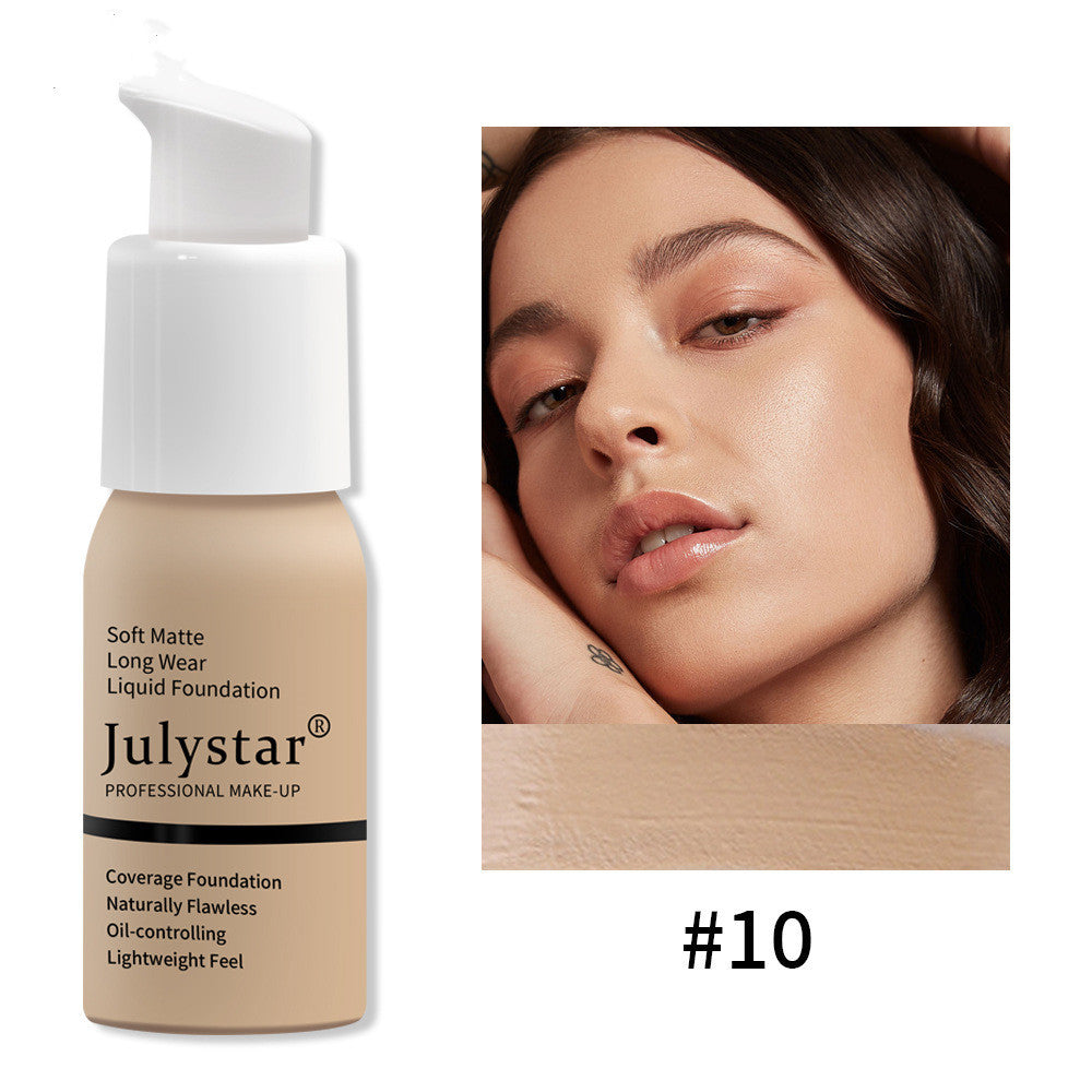 Julystar waterproof Long-Lasting Liquid Foundation & Concealer