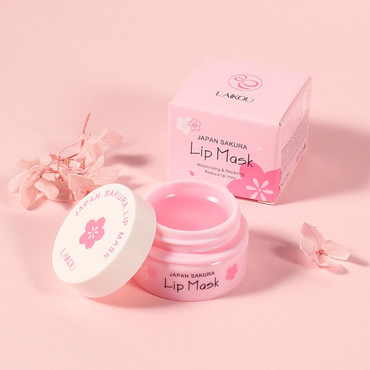 Sakura Lip Mask 8g – Bouncy, Nourishing & Deep Moisturizing