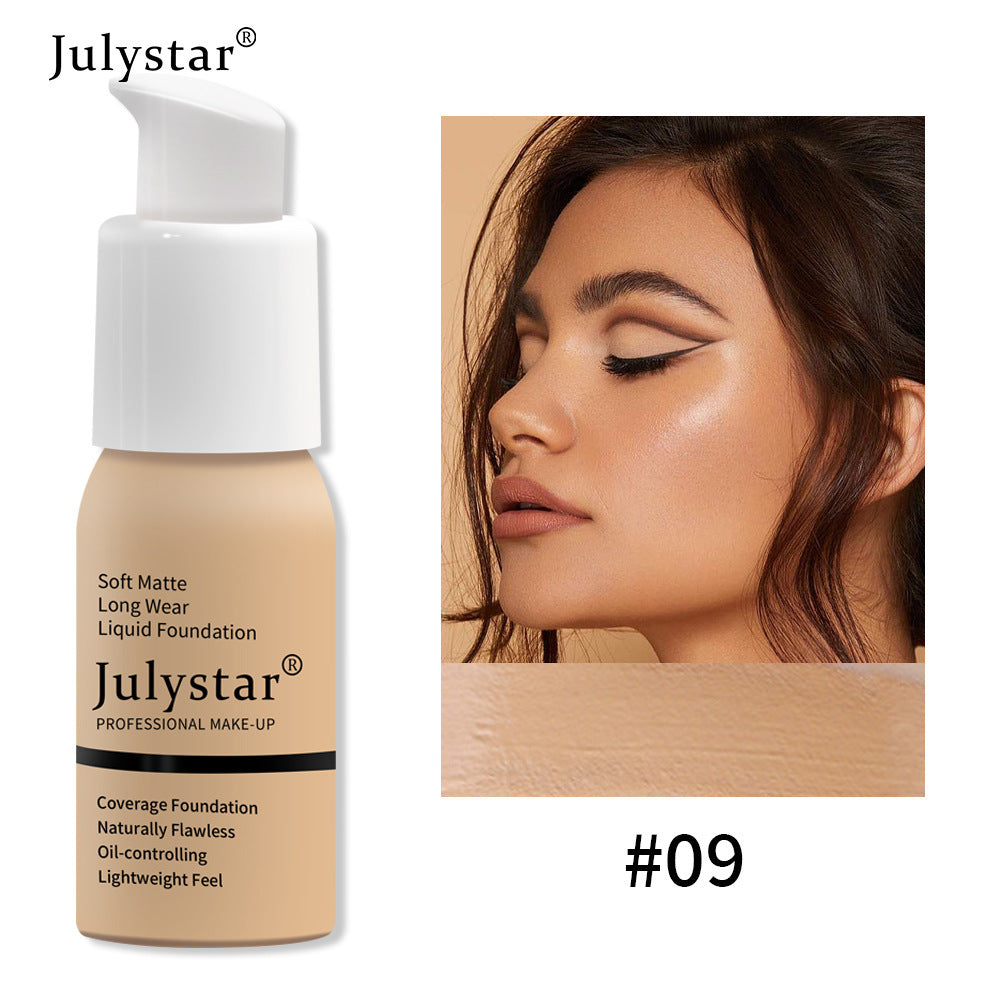 Julystar waterproof Long-Lasting Liquid Foundation & Concealer