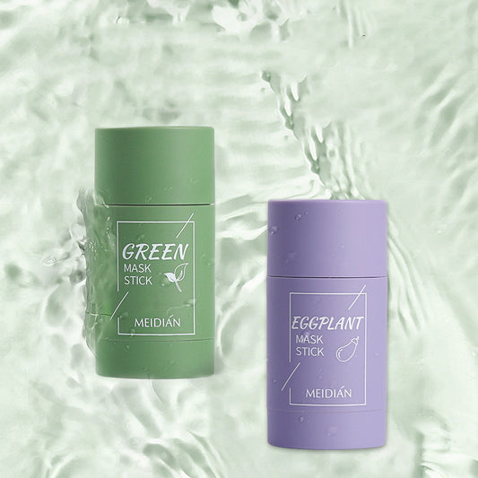 Green Tea & Eggplant Mask Stick – Deep Cleansing Clay Face Mask for Pores & Oil Control
