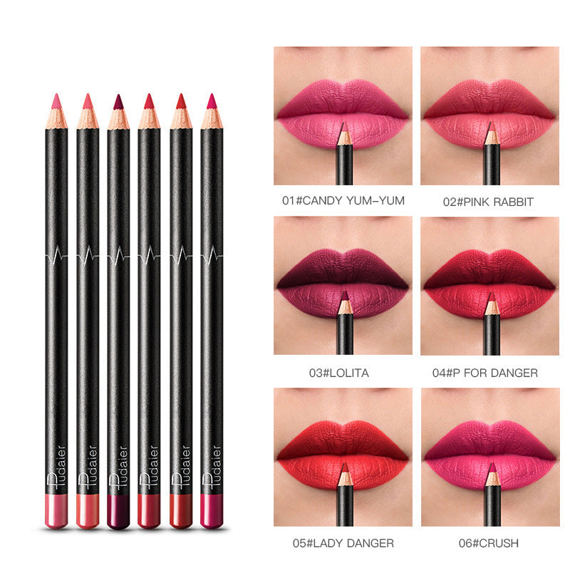 36-Colour Waterproof Lip Liner Set – Long-Lasting, Smudge-Proof & Nude Shades